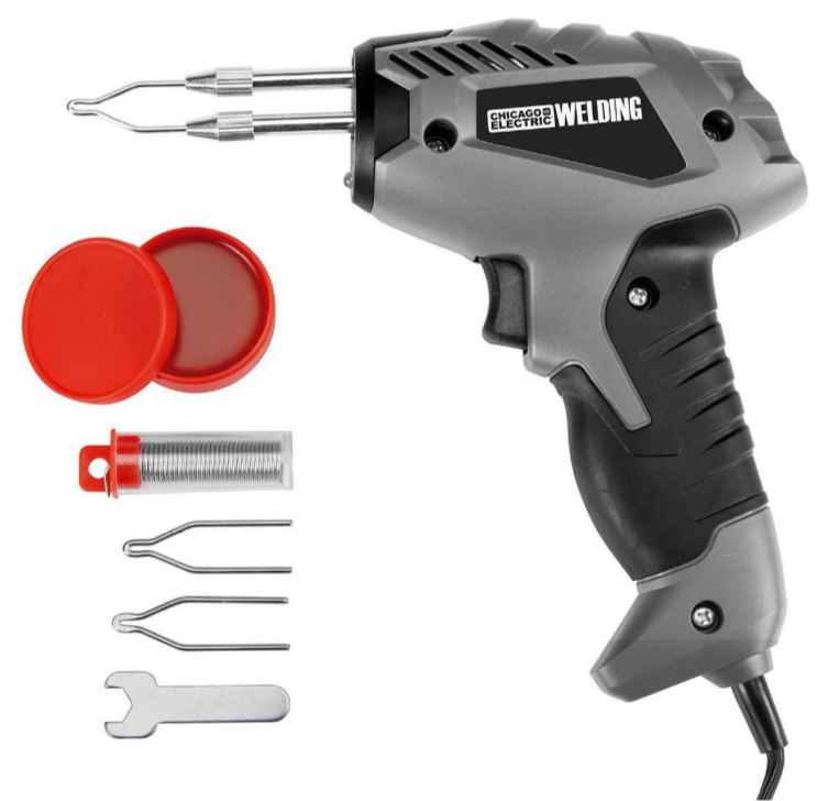 CHICAGO ELECTRIC WELDING100 Watt Soldering Gun Kit Brotherz Tools
