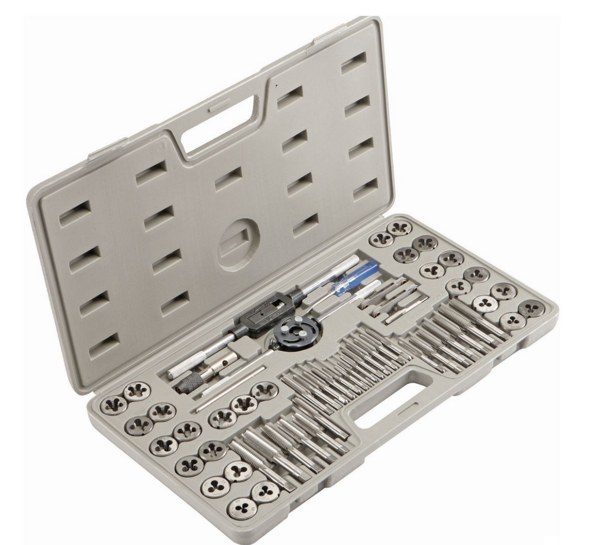 SAE & Metric Tap and Die Set, 60 Piece Pittsburgh Brotherz Tools