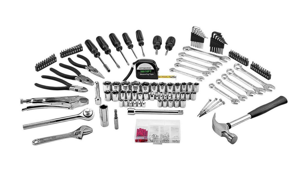 Tool Set with Case, 130 Piece Pittsburgh Brotherz Tools