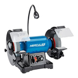 8 In. Variable Speed Bench Grinder With LED Worklight Hercules
