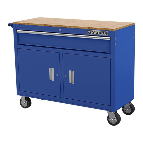 YUKON 46 in Mobile Workbench with Solid Wood Top