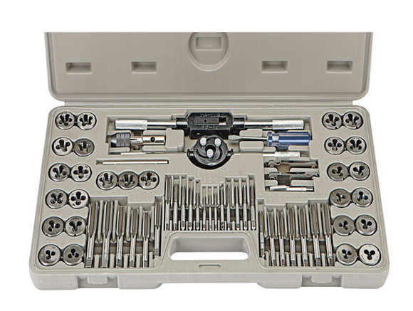 SAE & Metric Tap and Die Set, 60 Piece Pittsburgh