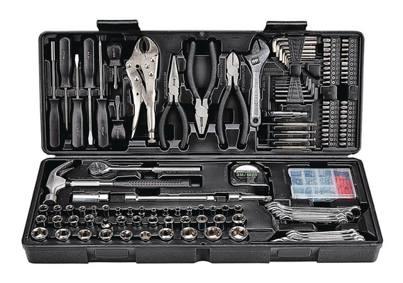 Tool Set with Case, 130 Piece Pittsburgh