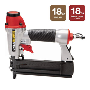 18 Gauge 2-In-1 Air Nailer/Stapler Centrail Pneumatic