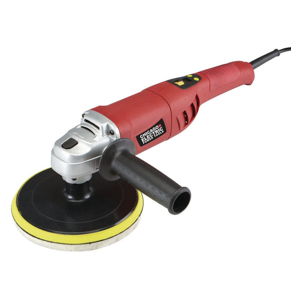 7 In. 10 Amp Digital Variable Speed Polisher Chicago Electric