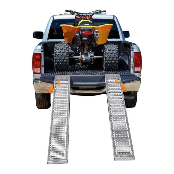 1000 Lb. Capacity 9 In. X 72 In. Steel Loading Ramps, Set Of Two Haul Master